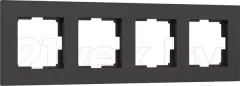 Рамка для выключателей и розеток Werkel W0042908 (черный матовый) — фото 7