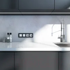Рамка для выключателей и розеток Werkel W0042908 (черный матовый) — фото 9