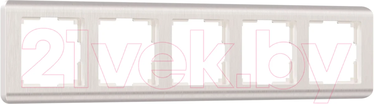 Рамка для выключателей и розеток Werkel W0052113 (перламутровый)
