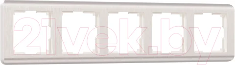Рамка для выключателей и розеток Werkel W0052113 (перламутровый)