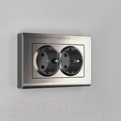 Рамка для выключателей и розеток Werkel W0081602 / a051003 (глянцевый никель) — фото 6