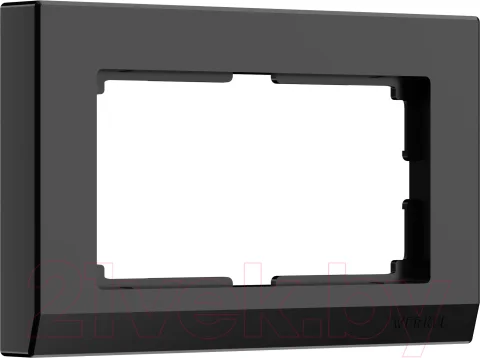 Рамка для выключателей и розеток Werkel W0081808 / a050921 (черный)