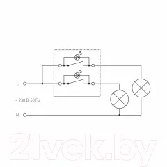 Выключатель Werkel W1120104 / a050747 (графит рифленый) — фото 4