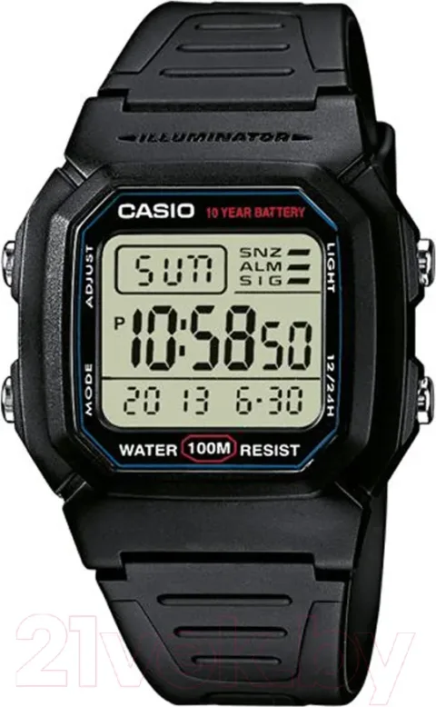 Часы наручные мужские Casio W-800H-1AVES