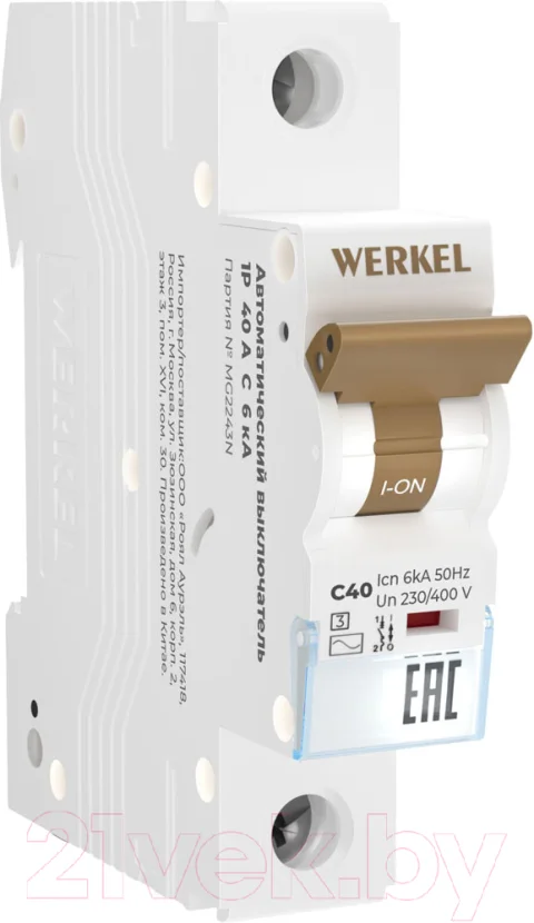 Выключатель автоматический Werkel W901P406