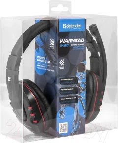 Наушники-гарнитура Defender Warhead G-160 / 64113 (черный ) — фото 2