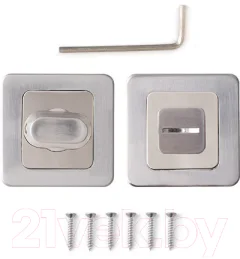 Фиксатор дверной защелки Code Deco WC-2207-CRM/CR — фото 2