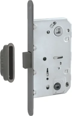 Защелка врезная Vettore WC 410 B-S Magnet GR (графит) — фото 1