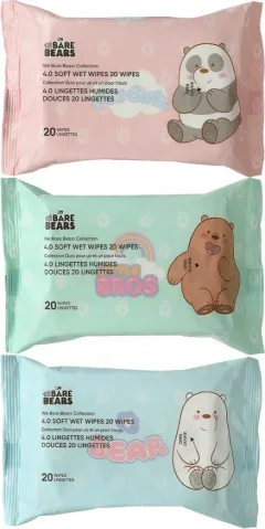 Влажные салфетки Miniso We Bare Bears Collection 4.0 / 0842 — фото 7