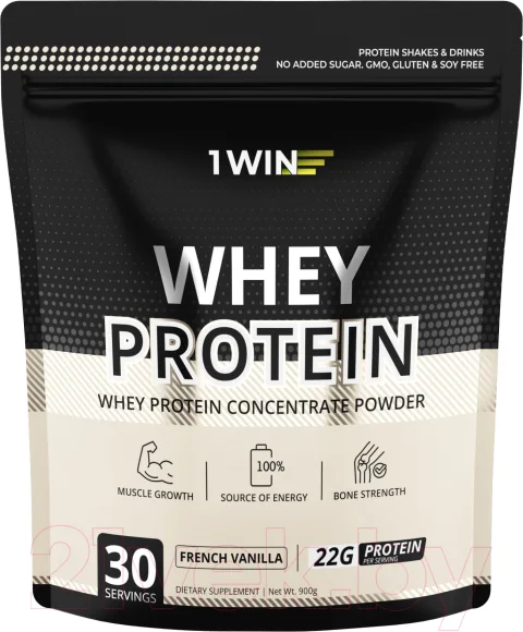 Протеин 1WIN Whey Protein (900г, французская ваниль)