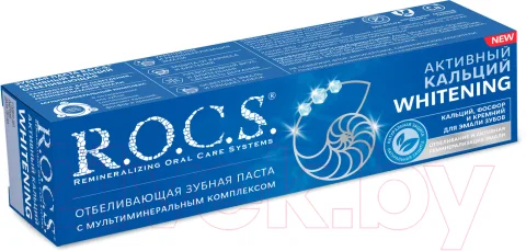 Зубная паста R.O.C.S. Активный кальций Whitening (94г)
