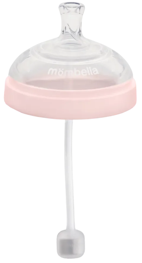 Соска для поильника Mombella Wide Neck / 01859 (XL, розовый)