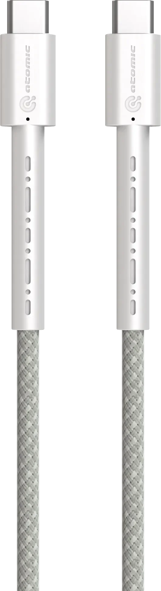 Зарядный кабель Atomic Wildcore USB-C-USB-C PD 60W / 30.366 (1.5м, белый)