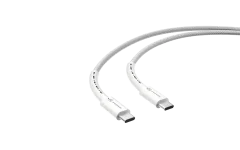 Зарядный кабель Atomic Wildcore USB-C-USB-C PD 60W / 30.366 (1.5м, белый) — фото 3
