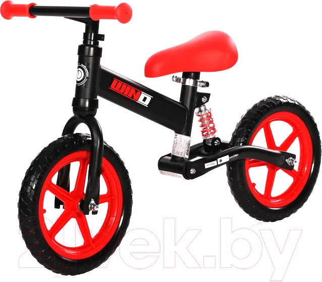 Беговел Lorelli Wind / 10410060002 (черный/красный)