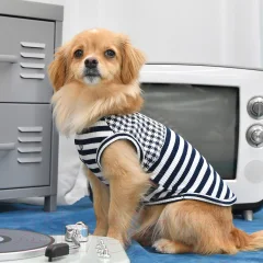 Футболка для животных Puppia Winona / PAUA-TS1801-NY-L (L, синий) — фото 4