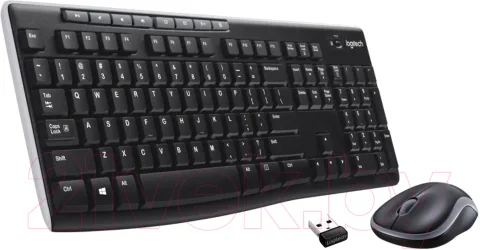 Комплект клавиатура и мышь Logitech Wireless Combo MK270 / 920-003381 (черный)