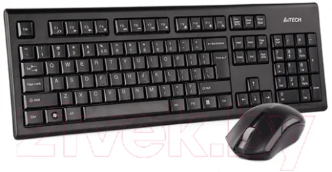 Комплект клавиатура и мышь A4Tech Wireless Desktop 3000NS