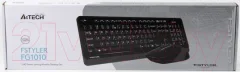 Комплект клавиатура и мышь A4Tech Wireless Desktop Fstyler FG1010 (черный/серый) — фото 10