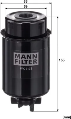 Топливный фильтр Mann-Filter WK8173 — фото 6