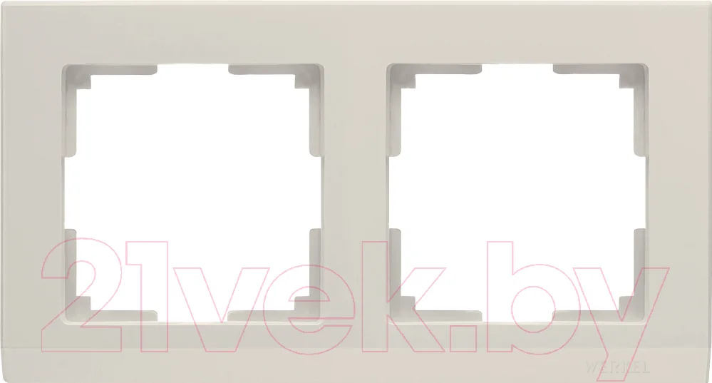 Рамка для выключателей и розеток Werkel WL04-Frame-02 / a028942 (слоновая кость)