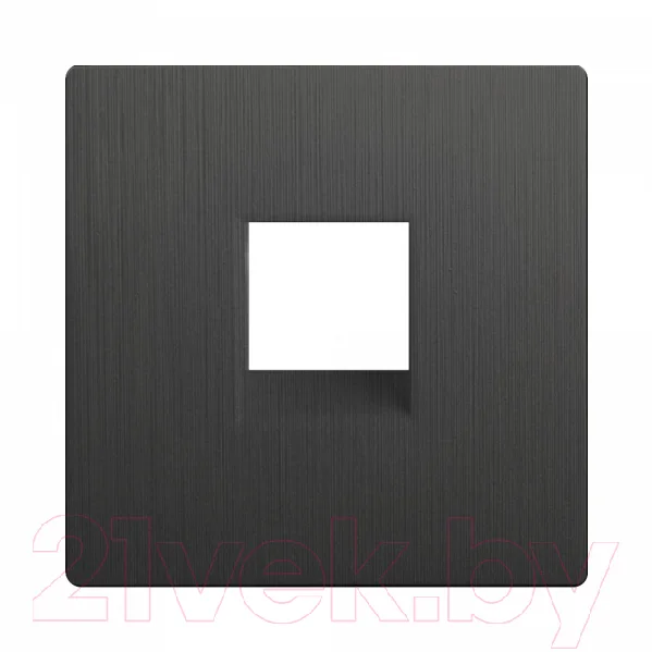 Лицевая панель Werkel WL04-RJ-11-CP / a046600 (графит рифленый)