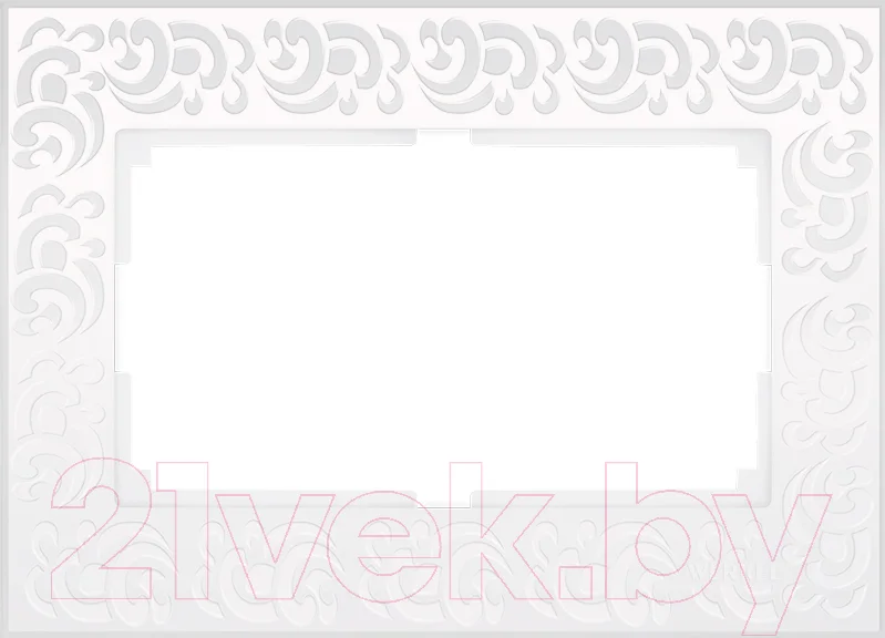 Рамка для выключателей и розеток Werkel WL05-Frame-01-DBL / a033483 (белый)