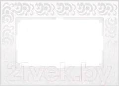 Рамка для выключателей и розеток Werkel WL05-Frame-01-DBL / a033483 (белый) — фото 3