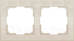 Рамка для выключателей и розеток Werkel WL05-Frame-02 / a028983 (слоновая кость) — фото 3
