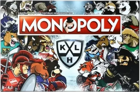Настольная игра Hasbro Монополия. КХЛ. Маскоты / WM04833