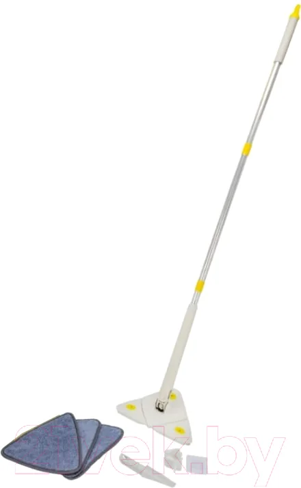 Швабра с отжимом WMC Tools WMC-TRI1 (57359), (белый)