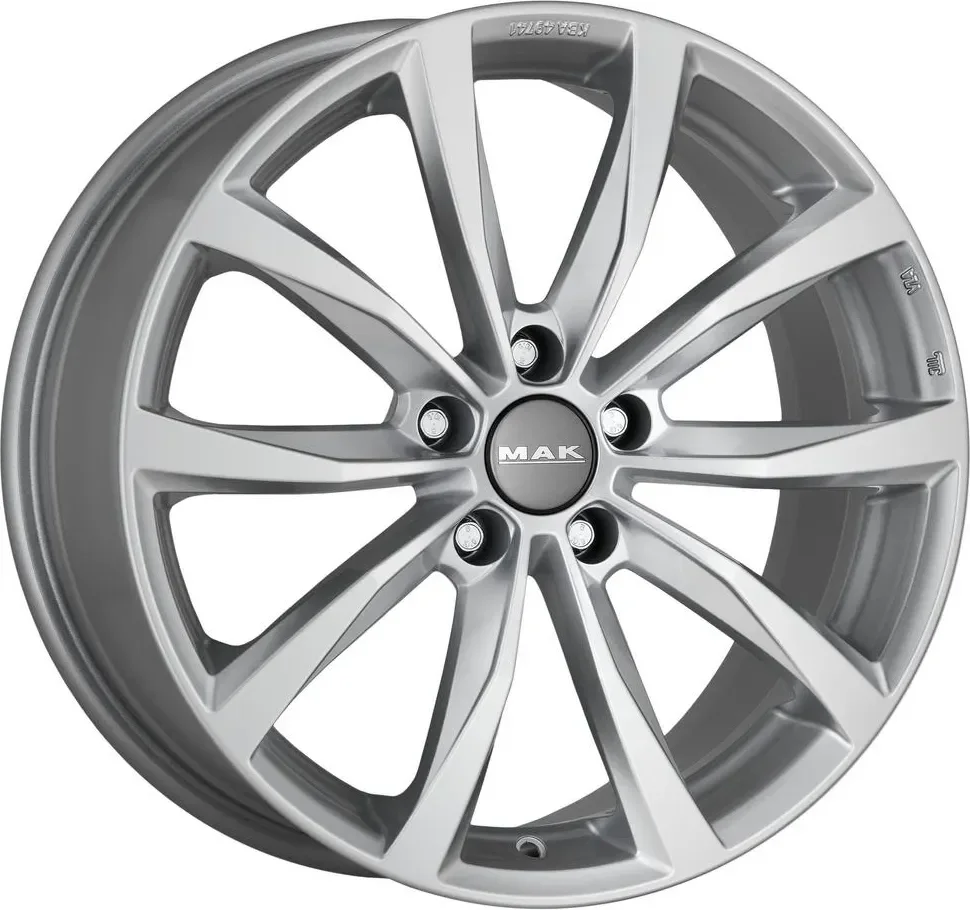 Литой диск MAK Wolf 18x7.5" 5x114.3мм DIA 67.1мм ET 45мм Silver