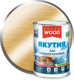 Лак Farbitex Профи Wood Паркетный Полиуретановый сверхпрочный д/древ. Якутия (900мл) — фото 1