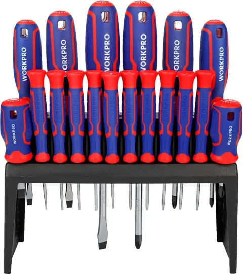 Набор отверток Workpro WP200506 (18пр)