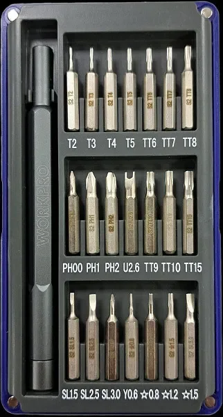Отвертка Workpro WP200511 (21пр)