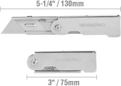 Нож строительный Workpro WP211001 — фото 3