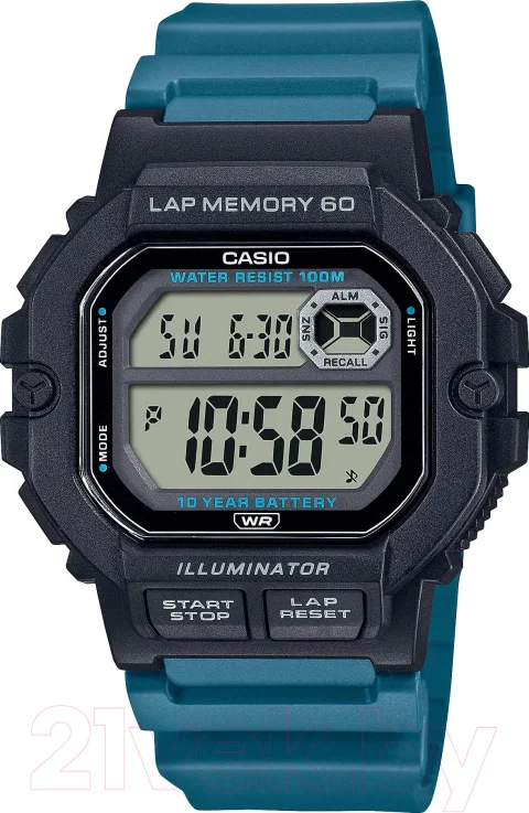 Часы наручные мужские Casio WS-1400H-3A