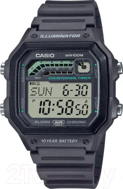 Часы наручные мужские Casio WS-1600H-8A — фото 1