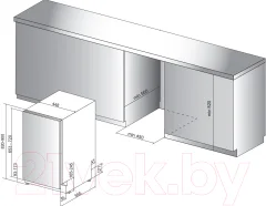 Посудомоечная машина Whirlpool WSIO 3O23 PFE X — фото 3