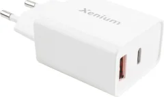 Зарядное устройство сетевое Xenium X332 + кабель / CCX332CW/00 (белый) — фото 7