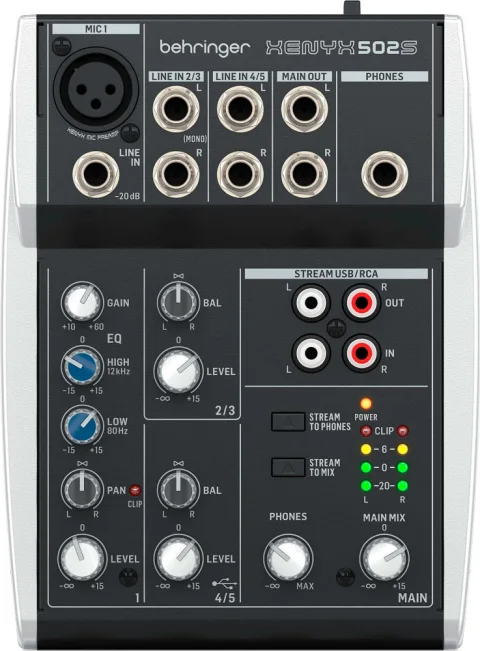 Микшерный пульт Behringer Xenyx 502S