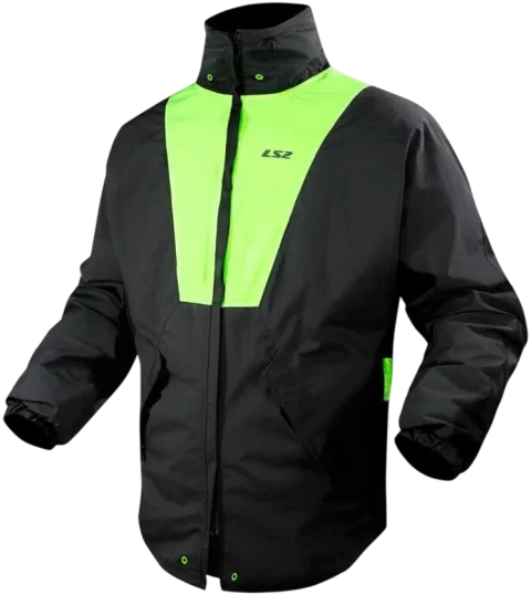 Мотокуртка LS2 X-Rain (M-L, Black Hi-Vis Yellow)