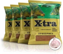 Набор для прикормки X-tra Линь-карась Чеснок (3кг) — фото 3