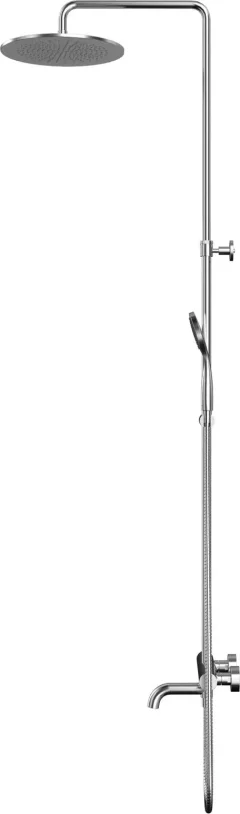 Душевая система со смесителем Whitecross Y1234BASICNIB (брашированный никель) — фото 2