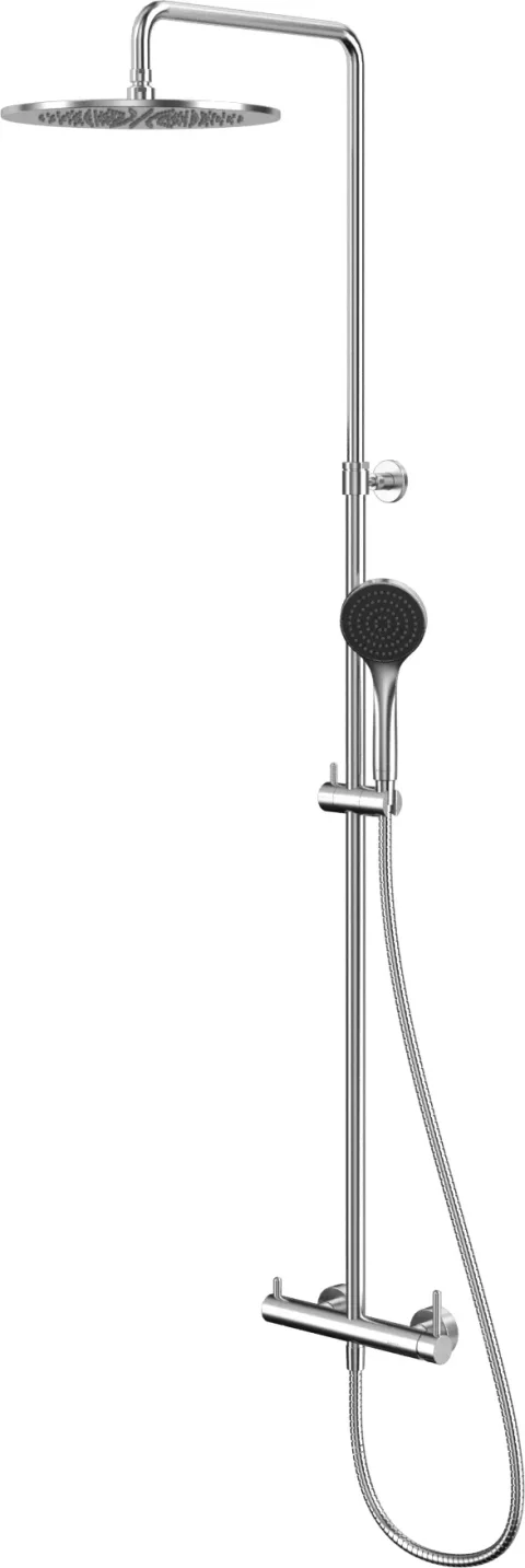 Душевая система со смесителем Whitecross Y1244BASICNIB (брашированный никель)