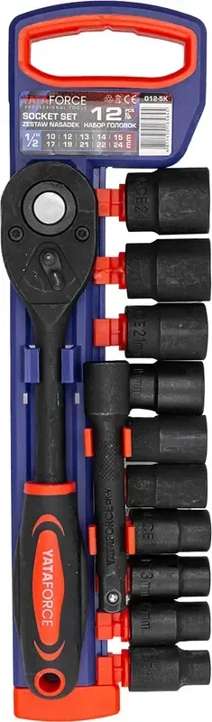 Набор головок слесарных Yataforce YF-012-5K (63337)