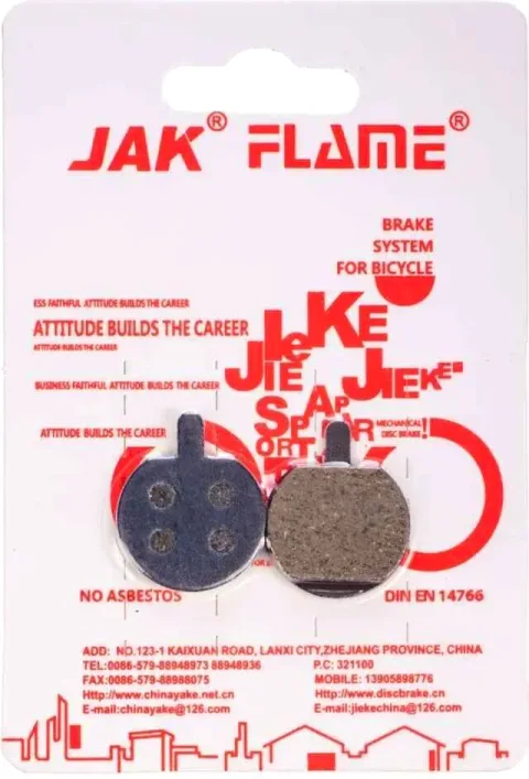 Колодки тормозные для велосипеда Jak YK-02