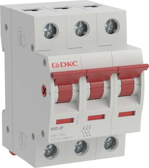 Выключатель нагрузки DKC Yon Max MSD 3P 80A 3М MSD-3P80