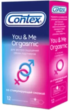 Презервативы Contex You & Me Orgasmic (12шт)