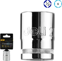 Головка слесарная Deli Торцевая шестигранная YS EDQ4021 (1/2", 21мм) — фото 2
